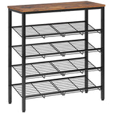 Nunsino 5-tier shoe rack keeps footwear neatly organized in the closet.