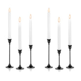 NUPTIO black candle holder set on mantel for elegant evenings