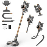 NuYupo DHC100 cordless vacuum with 45-minute runtime for extended cleaning sessions on floors