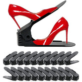 NVGSN shoe slots organizer in assembly demonstrates quick setup and space saving for your closet.