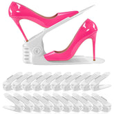 NVGSN Shoe Slots Organizer on a tidy closet shelf for easy access.