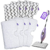 NXPPYY steam mop pads show microfiber layers for superior moisture and dirt capture