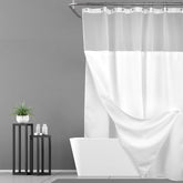 N&Y HOME waffle weave shower curtain 60x72 for stylish coverage and privacy.