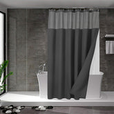 N&Y HOME waffle weave curtain with liner; hotel-style look and quick-dry performance.