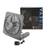 O2COOL Treva 10-Inch folding design fan for compact storage and easy transport