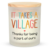 OASSIE vanilla lavender candle with soft glow for classrooms and appreciation moments