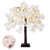 obbsie cherry blossom tree 24in pink lights creates cozy evening ambience