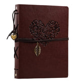 OBTAIN leather photo album close-up shows premium texture and durable construction