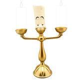 ocpcrn Beauty and the Beast candelabra on wedding table creates romantic centerpiece lighting