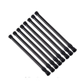 OESLIRT tension rod in black, 28-48 inches, ideal for closet organization.