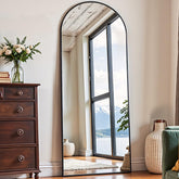 OGCAU full-length mirror 70x26 arch with stand for full-body outfit checks