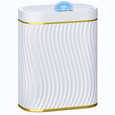 Ogikey bathroom trash can with sensor lid for hands-free disposal and clean convenience.