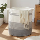 OIAHOMY 80L laundry hamper front view showing ample capacity for blankets