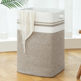 OIAHOMY 91L laundry hamper in cotton rope for easy organization