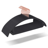OIKA Hangers with 360 rotating hooks for easy closet access