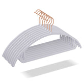 OIKA heavy duty hangers prevent shoulder bumps for shirts and coats