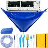 Oiktylr mini split cleaning bag waterproof cover protects walls during cleaning.