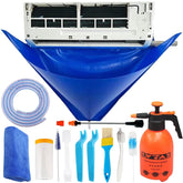 Oiktylr mini split cleaning kit bag ready for portable storage and spill containment