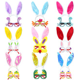Oiuros bunny ears headbands in a colorful array for playful outfits