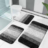 OLANLY bath rugs 3pc set main view, plush fibers for a warm, dry floor