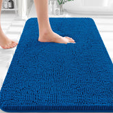 OLANLY bathroom rug with soft chenille pile for cozy feet