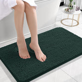 OLANLY small bathroom rug with soft chenille for cozy feet