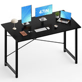 OLIXIS 47inch desk with wood-grain top adds style to your home office.