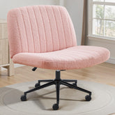 OLIXIS Criss Cross Chair with wheels on hard floors for easy mobility