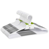Ollieroo bendable grey hangers with non-slip shoulders grip delicate garments securely.