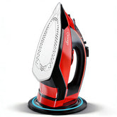 OMAIGA cordless iron with dock base for unrestricted ironing sessions