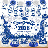 ONANNA class-of-2026 banner enhances photoshoots with bold blue and white celebration