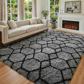 ONASAR 6x9 area rug with geometric pattern adds stylish warmth to living spaces.