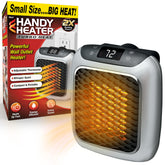 Ontel Handy Heater Turbo wall outlet front view showing compact design and quick warmth.