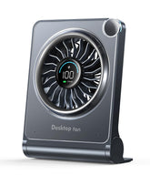 OpenBay small desk fan in compact design for space-saving desktop cooling.