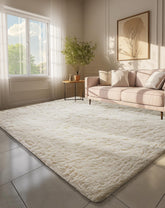 Ophanie 6x9 area rug ultra-soft shag for living rooms adds warmth and comfort.