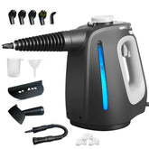 Opstrava pressurized handheld steam cleaner front view for quick, chemical-free cleaning