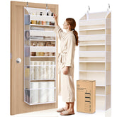 Ordovibe 5-tier over-the-door organizer offering spacious, clutter-free storage