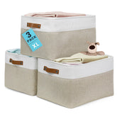 OrganiHaus extra-large basket on shelf showing organized storage benefits