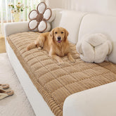 OstepDecor washable couch cover for dogs protects upholstery from scratches and fur.