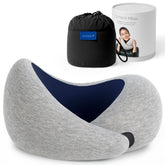 Ostrichpillow Go 360° design supports neck alignment during travel.