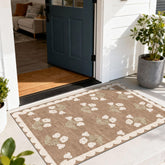 Othilic Floral Outdoor Rug front door 28x43 with botanical pattern and durable entryway appeal