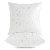 Oubonun 16x16 outdoor pillow inserts pack 2 on patio for durable outdoor comfort.