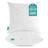 Oubonun 18x18 outdoor pillow insert in a two-pack for patio comfort.