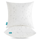 Oubonun 20x20 outdoor pillow inserts, pack of 2, perfect for patio cushions.