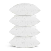 Oubonun outdoor pillow inserts 18x18, pack of four, for durable patio seating.