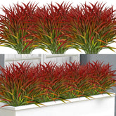 Ouddy Decor 16 Bundles outdoor artificial plants enhance curb appeal with easy upkeep