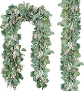 Ouddy Decor eucalyptus garland with lush leaves for elegant weddings and events