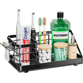 OVICAR toothbrush holder with instant-drying diatomite pad keeps the counter dry