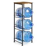 OYEAL 5-gallon bottle holder front view for organized kitchen storage