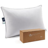 Pacific Coast bed pillow loft with goose feathers for supported sleep